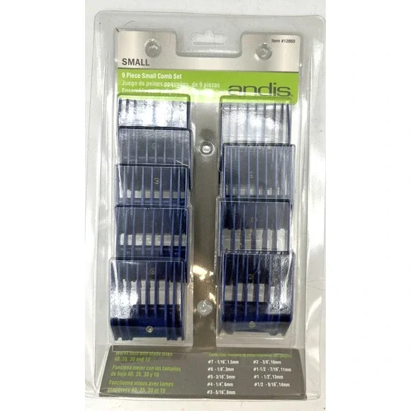 Andis 9‎ Piece Small Comb Set