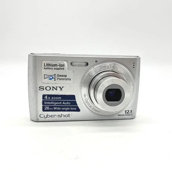 Sony Cyber-shot DSC-W510 12.1MP Silver Digital Camera 4x Optical Zoom 26mm Lens