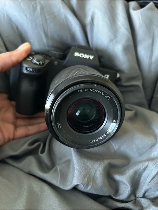 Sony Black Mirrorless Camera with FE 28-70mm Lens