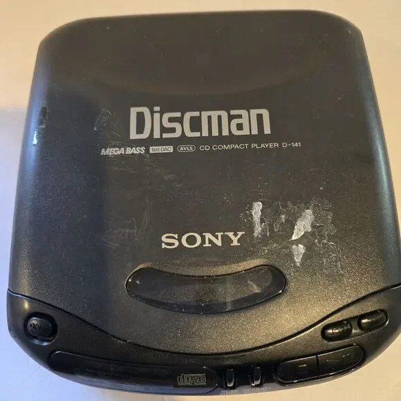 Sony Discman CD Compact Player D-141 Vintage Digital‎ MegaBass Read!