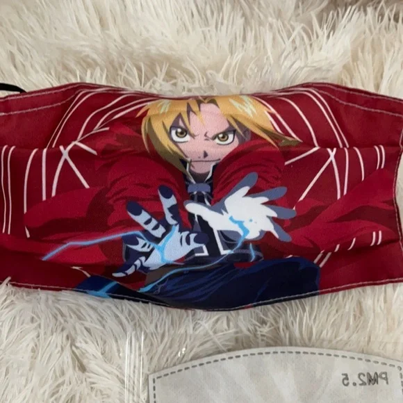 6/$20 New Anime Full Metal Alchemist face mask