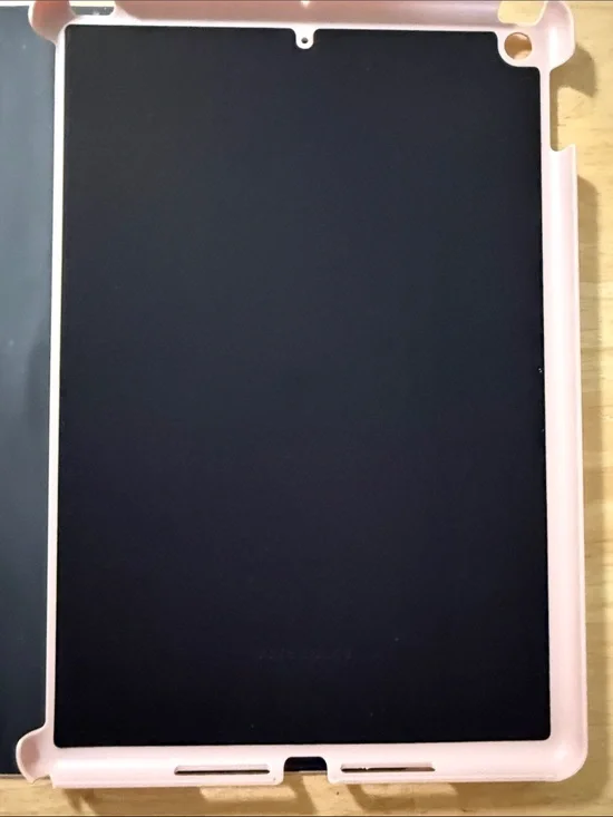 kate spade black inner with pale pink frame tablet folio case Apple IPad 10.2