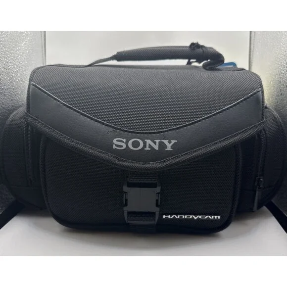 Sony Handycam Soft Camera Case For Camcorders LCS-VA30 Black New