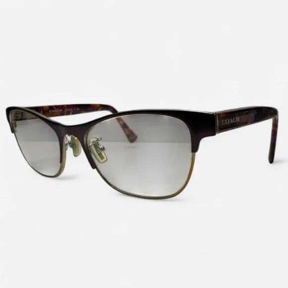 COACH‎ EYEGLASSES 9241 (Satin Prpl Gold/Prpl Confetti) 52•17•135 COACH GLASSES