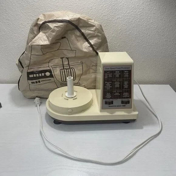 Hamilton Beach Scovill Dual Speed Food Processor-WORKING Motor Base Model 702-4‎