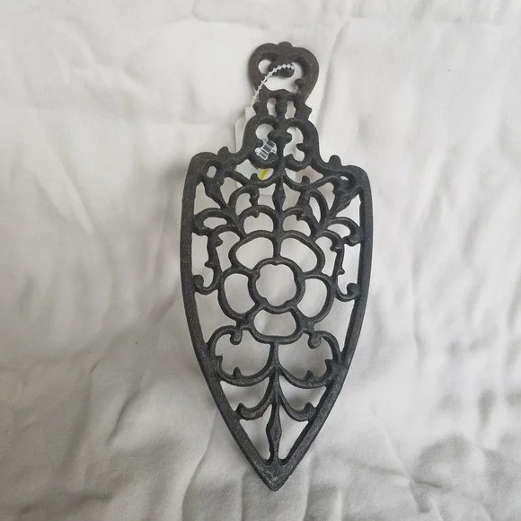 Floral Cast Iron‎ Trivet Ornate Vintage Style Kitchen Décor hot plate