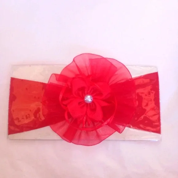 Baby headband handmade ( box pink #1)
