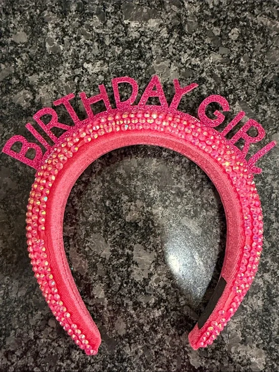Hand made Sparkle Pink Glitter Rhinestone 