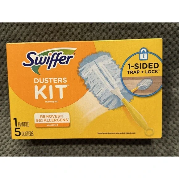 Swiffer Duster Kit  Includes  1 Handle + 5 Dusters