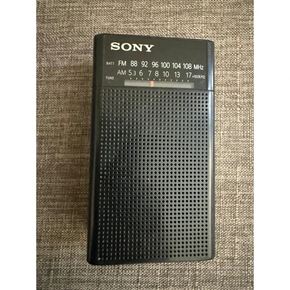 Vintage Sony ICF-P26 Portable Pocket FM/AM Radio *Tested*