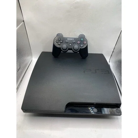 Sony PlayStation PS3 Slim Console CECH-3001A 160GB Controller RARE PSHOME