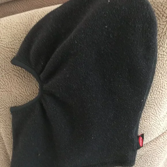 Polarsport - Balaclava Face Full Mask Ski Hood - Black Fleece - Size S/M