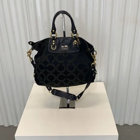 Coach Y2K OP Art satchel handbag