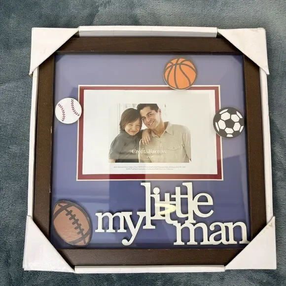 Croft And Barrow “My Little Man” Picture Frame 4x6