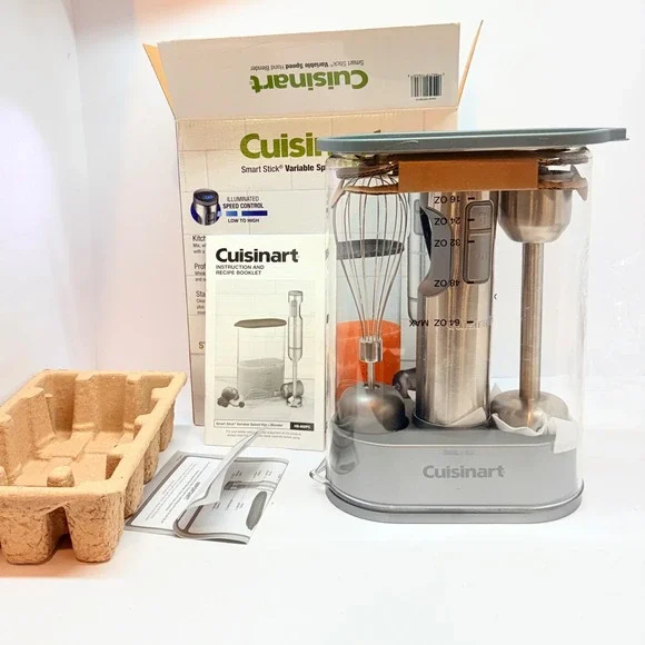Cuisinart Smart Stick Variable Speed Hand Blender HB-800PC Silver 300W Unused