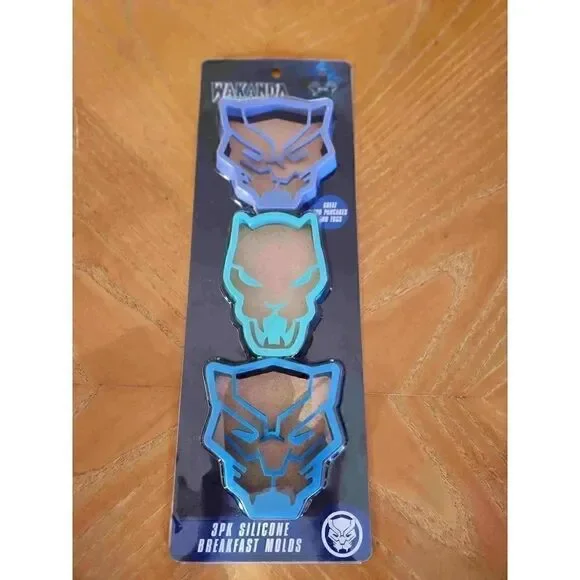 Marvel Wakanda forever 3 pack silicone breakfast molds