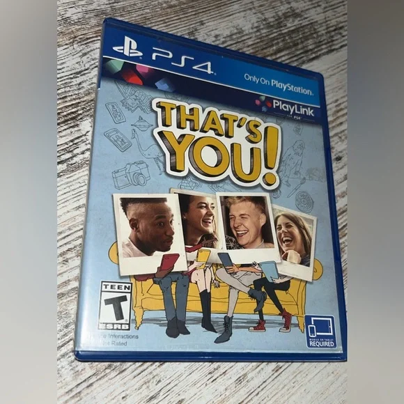 Sony PS4 That's You! Party Game - Blue & Yellow Cover