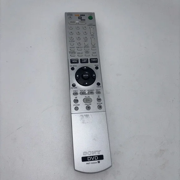 Sony RMT-D223A Remote Control for RDR-GX315 DVD Player - Working