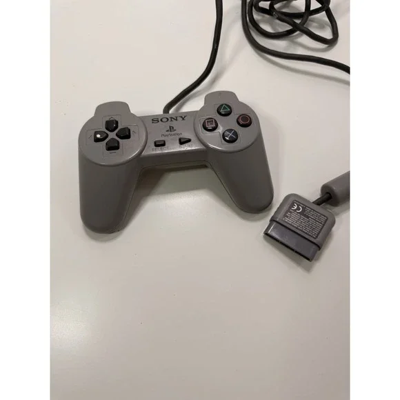 🎮 Original Sony PlayStation Controller SCPH-1080 – Gray – Untested. (A4)