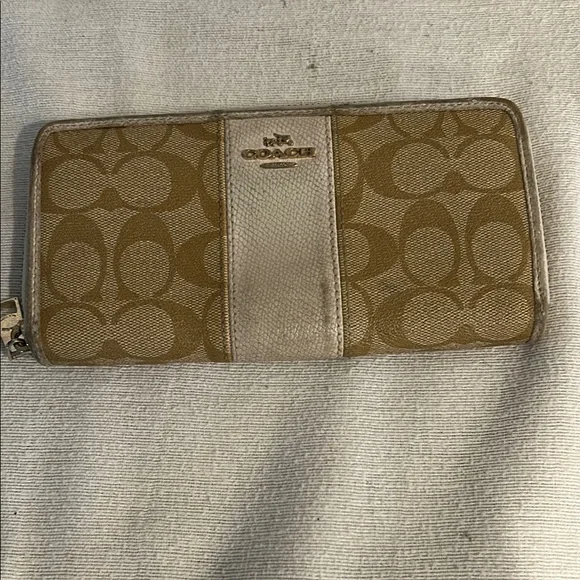 Coach Tan and Cream Women's Bag