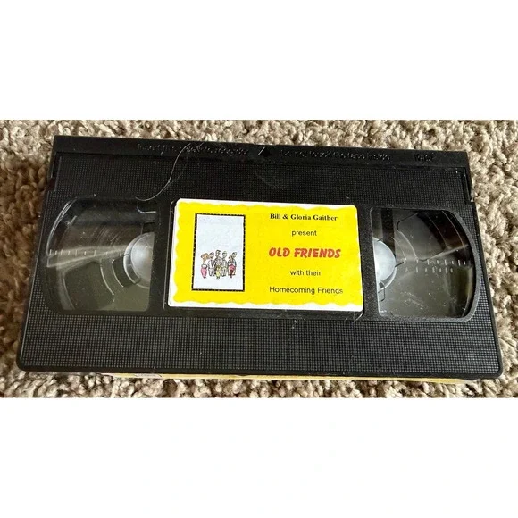 Sony VHS Bill & Gloria Gaither Old Friends Homecoming Friends Black