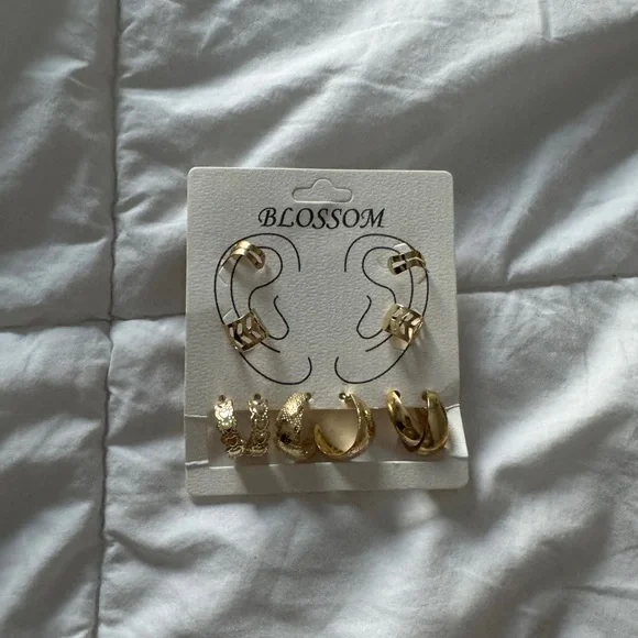 Source Unknown Gold Earring Collection