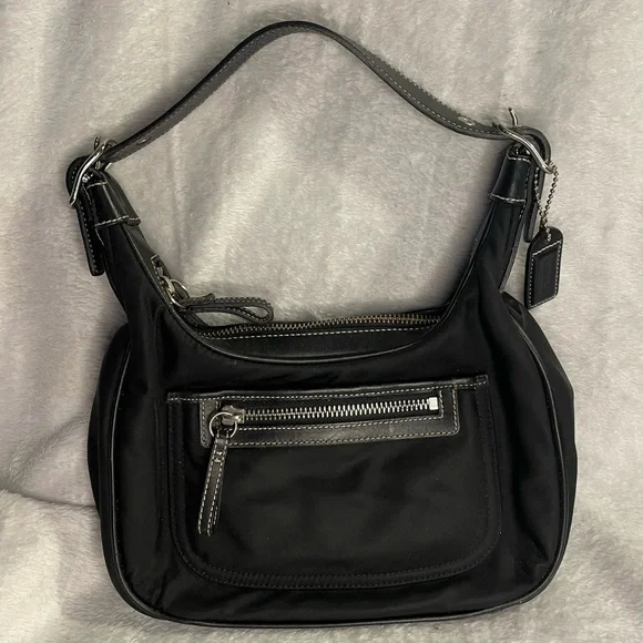 Coach Black Shoulder Bag Y2K EUC