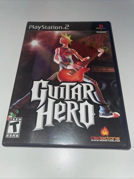 Guitar Hero (Sony PlayStation 2, PS2) Complete CIB