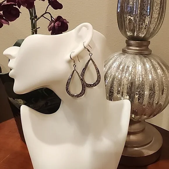 .925 Heavy Sterling Silver Earrings