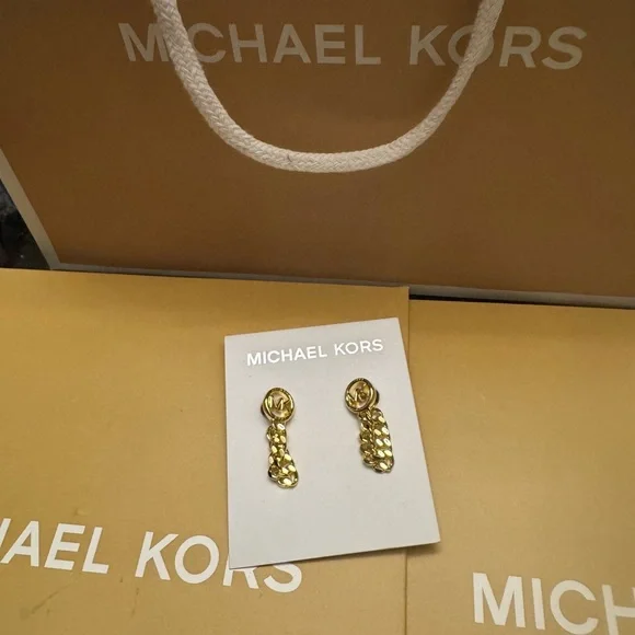 Michae kors chain earrings for women