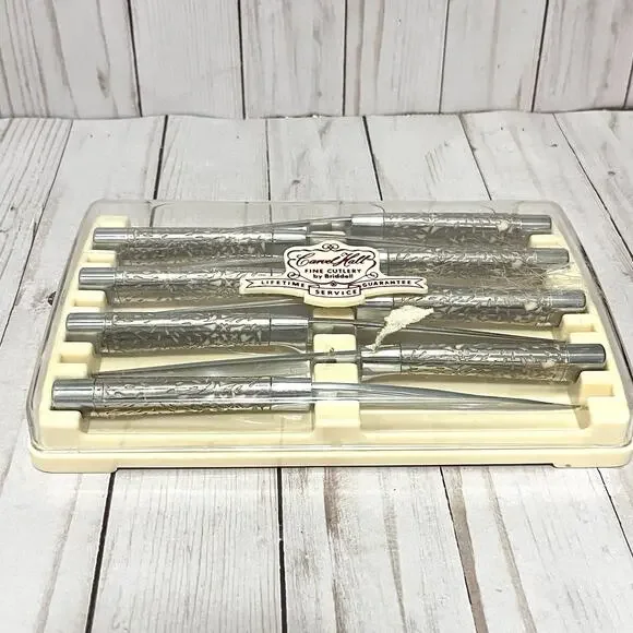 Vintage Carvel Hall Steak Knives Set of 8 by Briddell w/case Excellent Condition