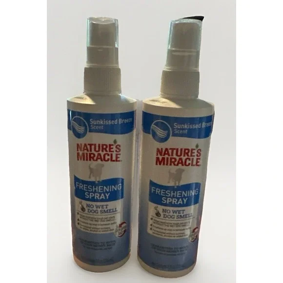 Natures Miracle Dog Freshening Spray Sun-kissed Breeze Scent 3-bottles