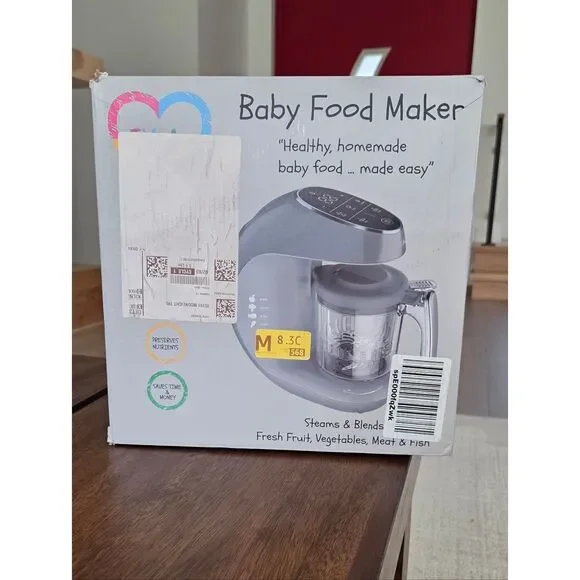 Baby Food Maker and Blender - Blend, Grind, Steam, and Cook Homemade Baby Food