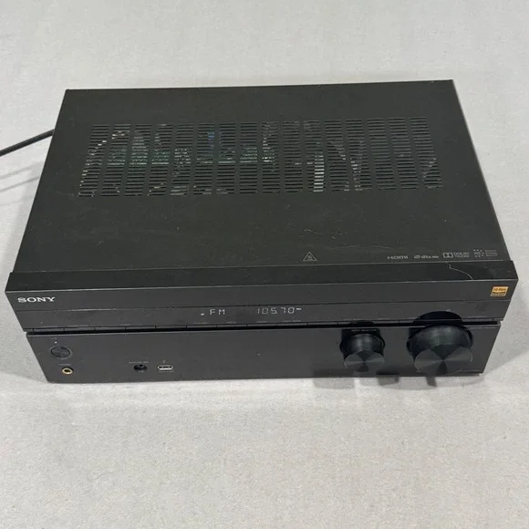 Sony STR-DH550 AV Receiver Home Theater Black 5.2 Channel 4K HDMI Hi-Res Audio