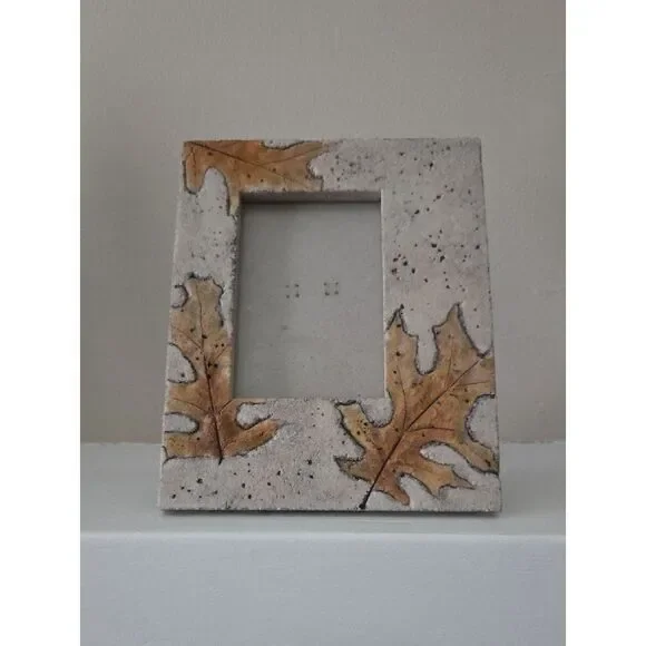 Autumn Leaf Ceramic Photo Frame in