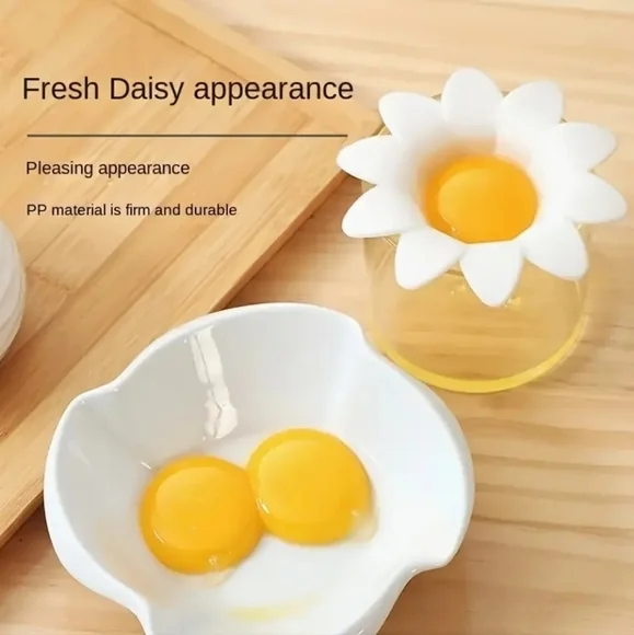 Flower Shaped Egg‎ White Separater for Cooking White