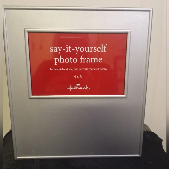 Hallmark Silver Say-It-Yourself Photo Frame