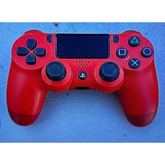 Sony PlayStation 4 PS4 Dualshock 4 Controller Magma Red Jet Black V2