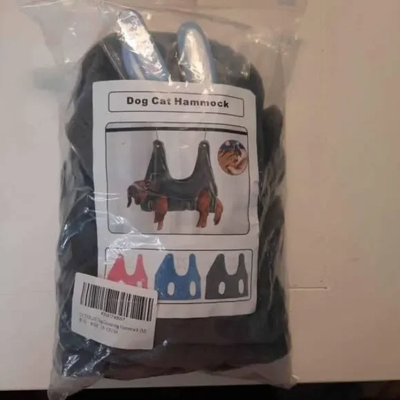 Dog grooming hammock
