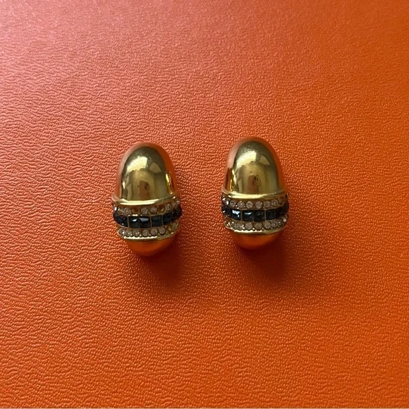 Vintage Christian Dior Clip On Earrings