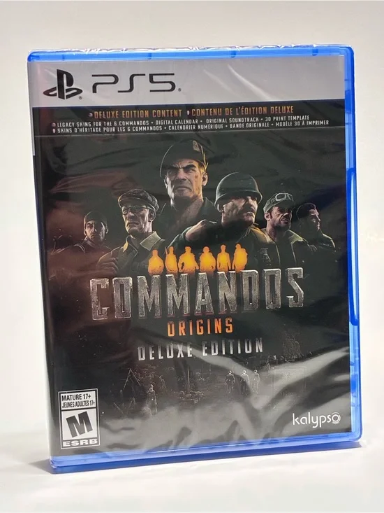 Commandos Origins Deluxe Edition - Sony PlayStation 5 Video Game - BRAND NEW