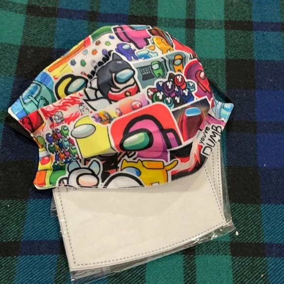 6/$20 New Among Us face mask