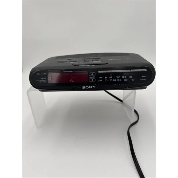 Sony‎ Dream Machine ICF-C370 Alarm Clock-AM/FM Tested Working