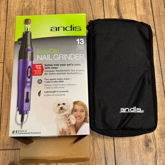 Andis EasyClip Purple Nail Grinder Kit
