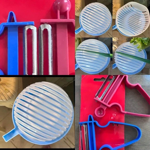 Salad & Vegetable Peeler Shredder & Slicer