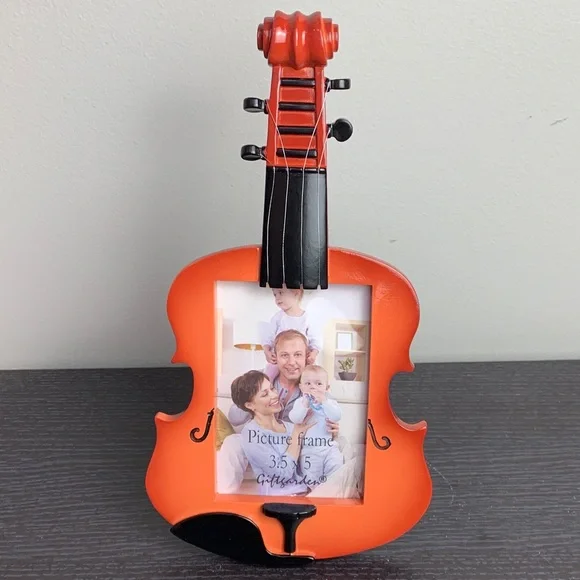 Violin Picture Photo Frame 3.5” x 5” New With Box