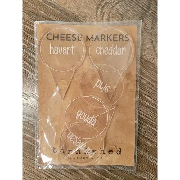 Cheese signs markers for charcuterie board parmesan, Harvard, cheddar‎ #7