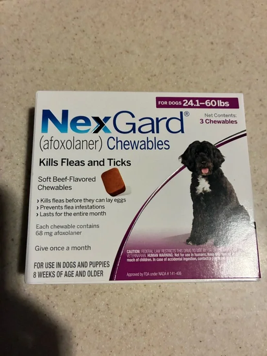 Nexgard for Dogs 24.1–60 lbs - 3 pack SALE ENDS TODAY