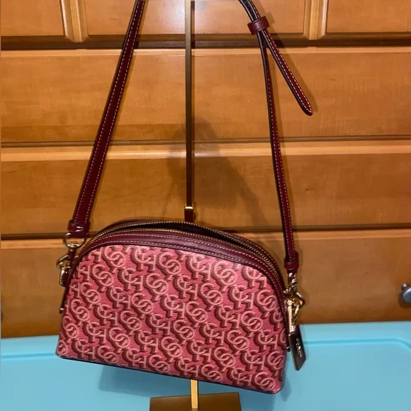 Coach Monogram Rouge Madi Crossbody Bag EUC