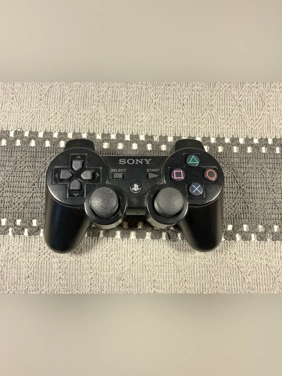 Sony PS3 DualShock 3 Wireless Controller Black OEM Great Condition Tested